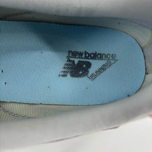 New Balance 996 Beige, Grey and Orange Lace-Up Sneakers, 10 - Picture 16 of 16